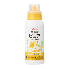 (低至$32) 新裝 日本製 Pigeon 貝親 嬰兒衣物柔順劑 樽裝 600ml 花香味 KZU