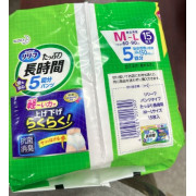 (激安低至6折) (Defective 由於運輸途中造成) 日本製 M-L 15片裝 Kao Relief 花王 中碼 成人紙尿褲 (男女共用) 5回 腰圍 60-90cm KZU D