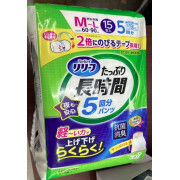 (激安低至6折) (Defective 由於運輸途中造成) 日本製 M-L 15片裝 Kao Relief 花王 中碼 成人紙尿褲 (男女共用) 5回 腰圍 60-90cm KZU D