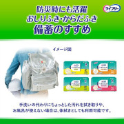 日本製 Unicharm Lifree 成人 長者 清潔 加厚水分超柔濕紙巾 72枚