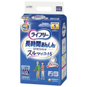 (低至$103) 日本製 LL 12片裝 Unicharm Lifree 加大碼 成人紙尿褲 (男女共用) 5回 腰圍90-125cm KZ