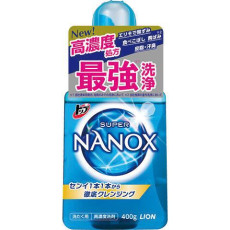 日本製 超強洗淨力 Lion Super Nanox 納米樂 超濃縮抗菌洗衣液 樽裝 400g