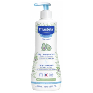 (低至3折 $49) Mustela 髮膚沐浴啫喱 500ml